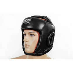 Шлем боксерский Everlast с усиленной защитой макушки (BO-4492, черный)